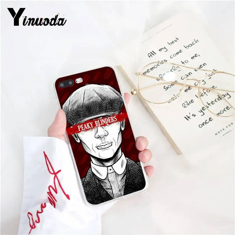 Yinuoda острые козырьки Coque PEAKY blinds шаблон мягкий чехол для телефона для iPhone 8 7 6 6S Plus X XS MAX 5 5S SE XR 11 11pro 11promax - Цвет: A7