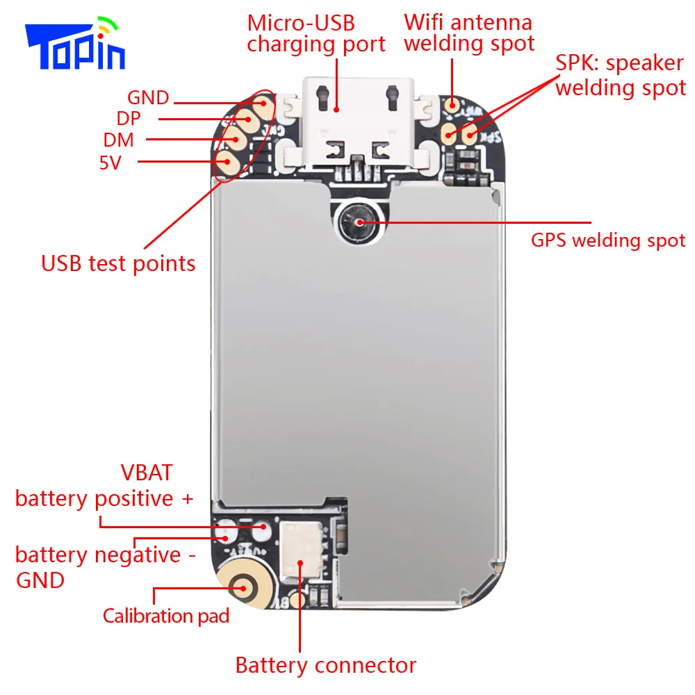 TOPIN G03 Mini GPS Tracker Wifi LBS GPS Locator Web APP Tracking Voice Recorder For Children Car Vehicle GPS Locator GSM Tracker
