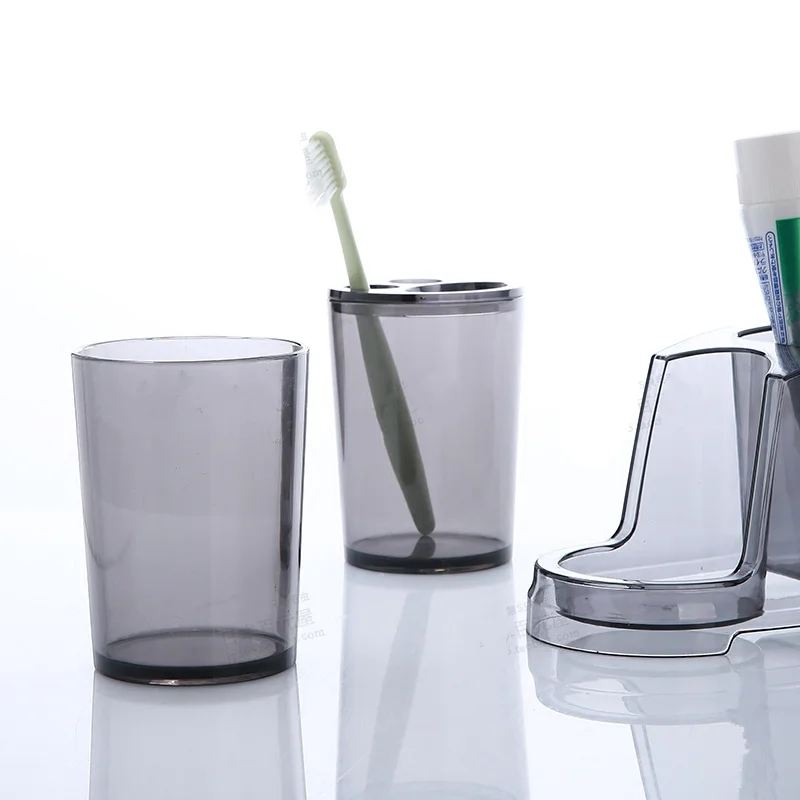 Double Cup Toothbrush Holder family bathroom set toothbrush holder with