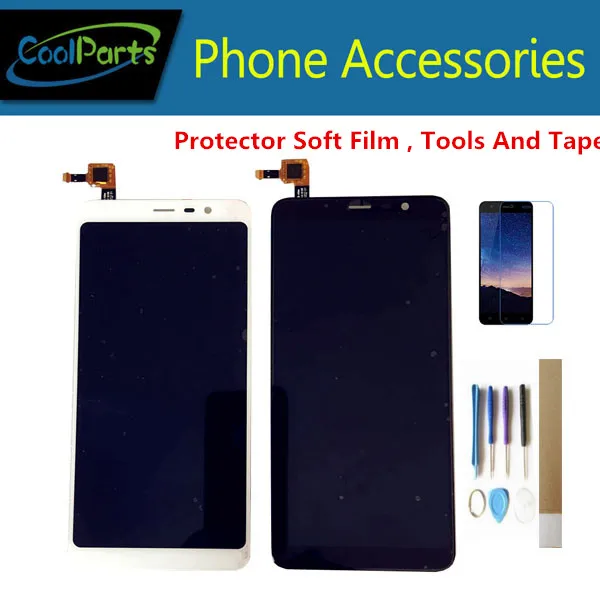 

1PC/Lot High Quality For Hisense H11 HLTE300 LCD Display Screen +Touch Screen Digitizer Assembly Black White With Kit