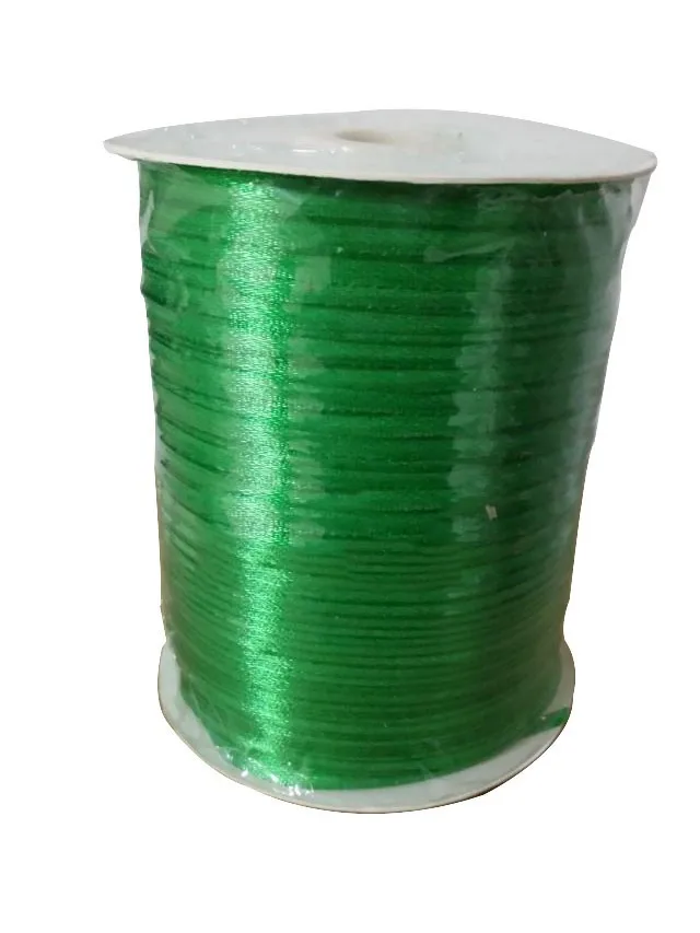 

1/8" 3mm Green Gift Packing Tape Cord Satin Ribbon Belt+880yds/Roll Wedding Part Decoration /DIY Craft Accessories