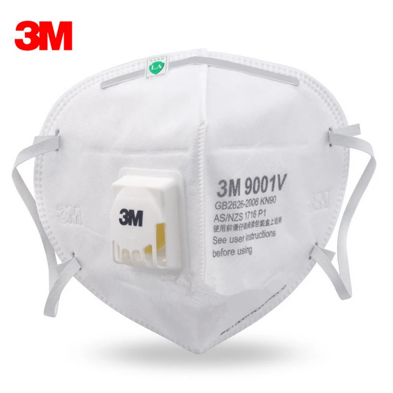 Hot Offer 5pcs 3M 9001V Anti dust PM 2.5 Mask Anti influenza Breathing ...