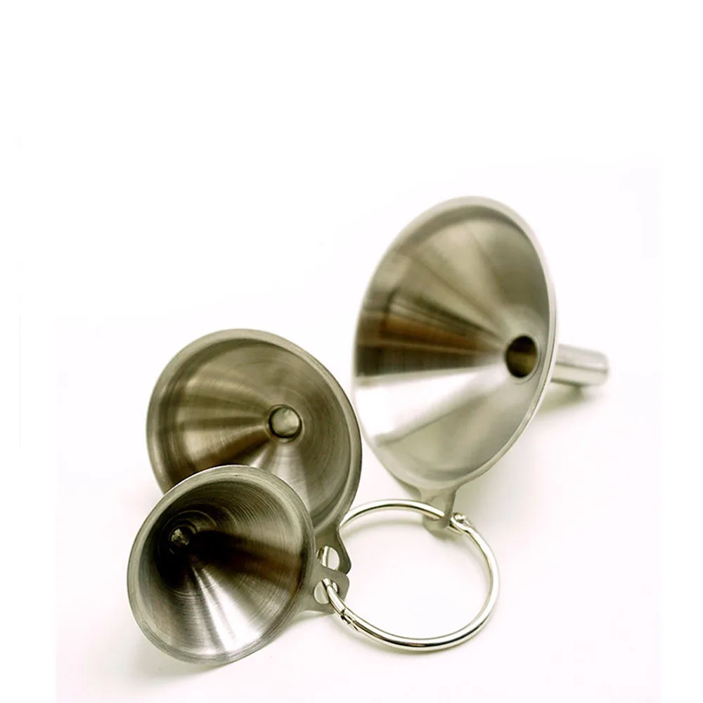 Комплект воронок из нержавеющей стали 3 шт Каннинг съемный фильтр мини-воронка кухонные аксессуары кухонный инструмент