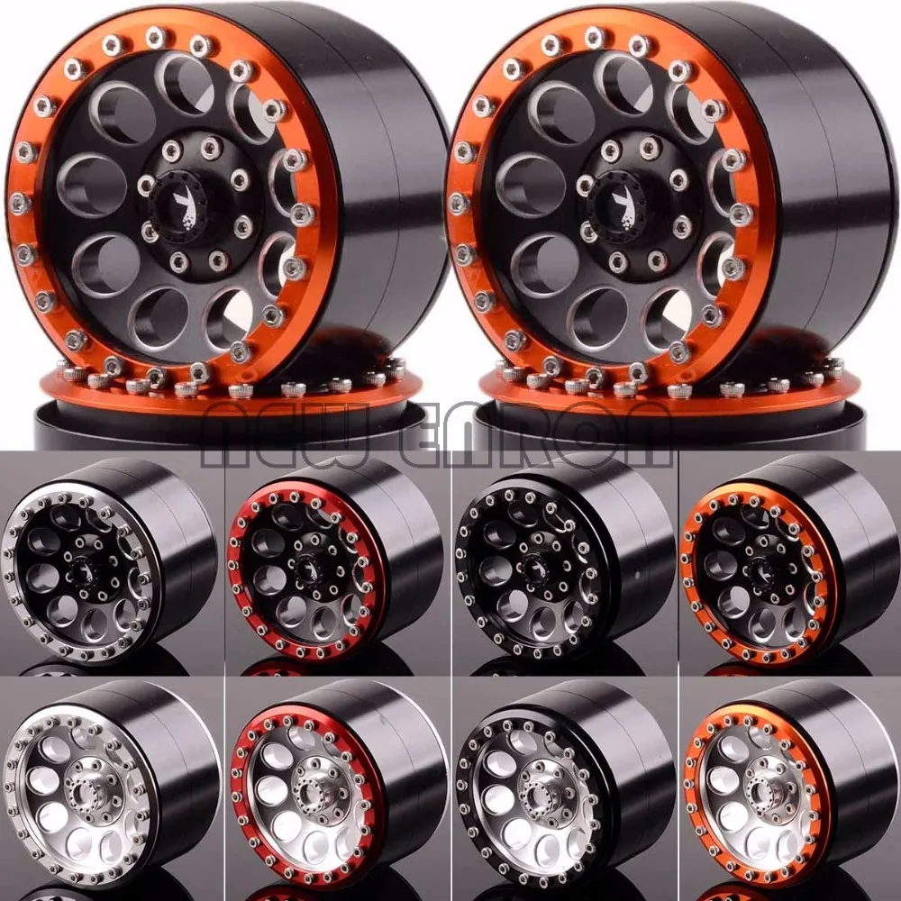 

NEW ENRON 4P Aluminum 2.2" Beadlock Wheel Rim 2020 FOR RC Rock Crawler Axial Traxxas HPI