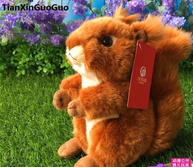 about 15cm small squirrel plush toy soft doll baby toy birthday gift s0276in Stuffed & Plush