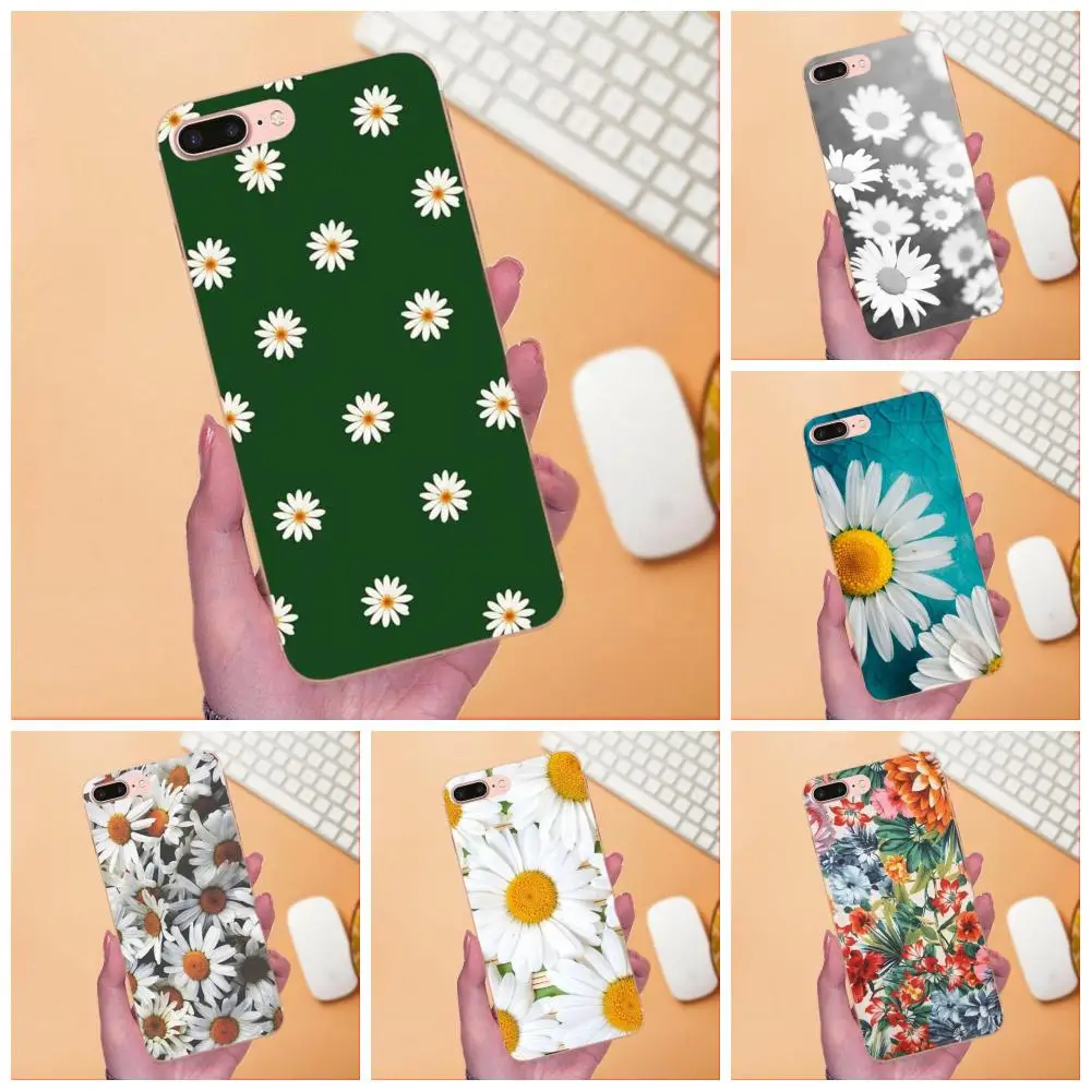 Цветной чехол для телефона с цветочным принтом Daisy Sony Xperia Z Z1 Z2 Z3 Z4 Z5 compact Mini M2 M4 M5 T3 E3