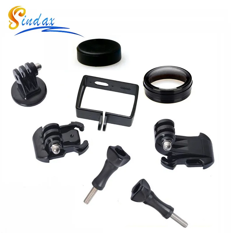

Sindax UV Filter+Camera Protective frame case+J-hook Buckle Mount+ Adapter For Xiaomi yi 4k action Camera Accessories