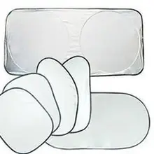 Летний автомобильный солнцезащитный козырек зонтик серебристый Автомобильная Солнцезащитная шторка спереди, сбоку, сзади для лобового стекла автомобиля солнцезащитный козырек от солнца