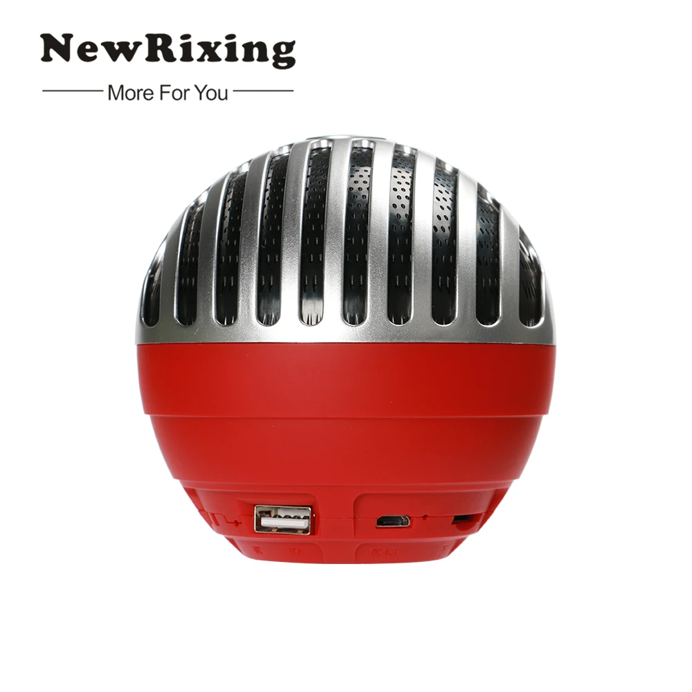 

NewRixing HIFI Portable Wireless Bluetooth Speakers Stereo Soundbar TF USB FM Radio Music Subwoofer Column for Computer Phones