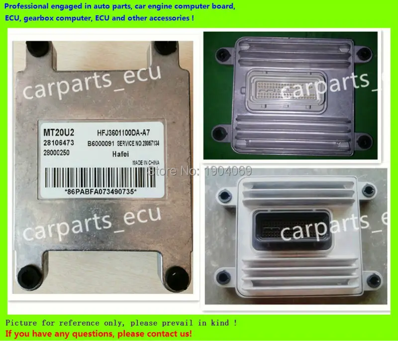 

For car engine computer/MT20U ECU/Electronic Control Unit/Car PC/ Hover 4G64 MT20U 28038135 3612100-K01