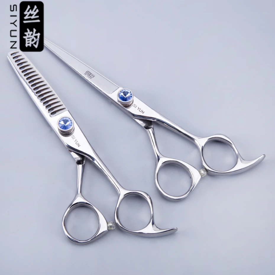Si Yun ножницы 6,0 дюймов (17,00 см) Длина HY60 модель Professional ножницы для волос набор комбинации Нержавеющая сталь ремонт