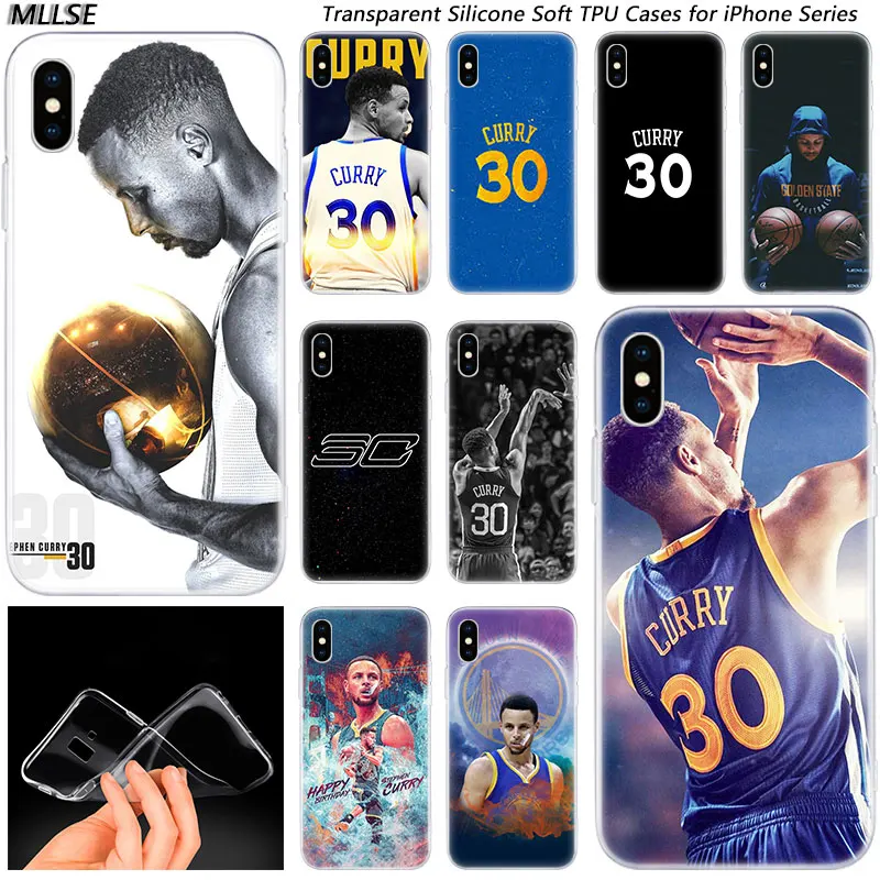 

Hot Basketball player Stephen Curry 30 Fashion Silicone Case Cover for Apple iPhones 7 8 Plus 6 6s Plus 5 5s SE X XR XS MAX