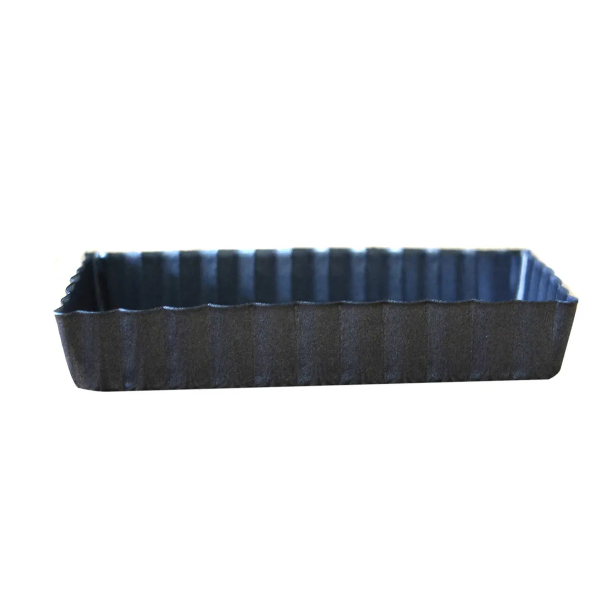 JX-LCLYL Rectangle Fluted Pie Tart Pan Mold Baking Nonstick Removable Bottom Quiche Tool