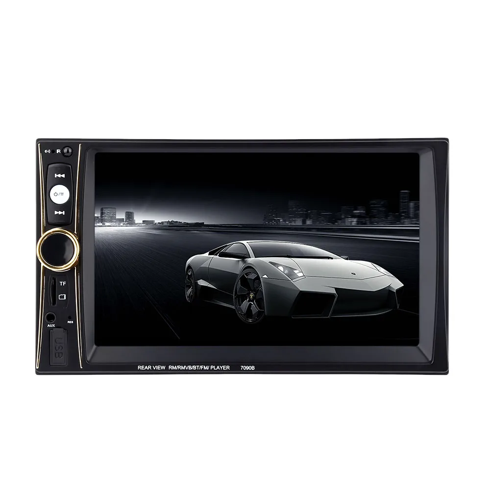 

7090B 6.5 inch Vehicle MP5 Player 2 Din Bluetooth Multimedia FM Radio Rear View Camera Remote Control