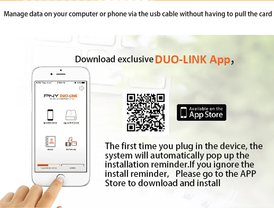 Pny DUO-LINK R 2 в 1 Micro USB 2,0 кардридер TF карта SDHC/SDXC USB кардридер micro sd usb адаптер для iPhone ipad ПК