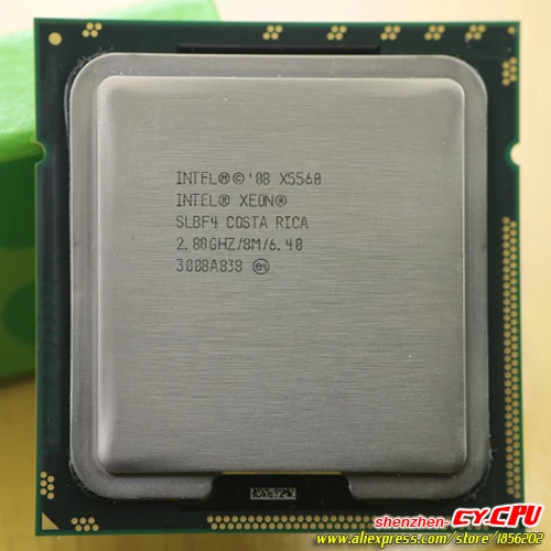 Intel Ксеон X5560 Процессор процессор/2 8 ГГц/LGA1366/8 Мб L3 Кэш/Quad Core/сервер процессор