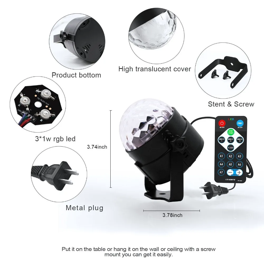 Мини лазерный сценисветодио дный свет LED Dmx Dj диско огни вечерние эффект