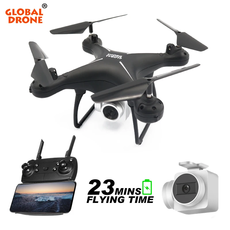 

Global Drone Long Time Fly Dron with Camera Headless Mode Remote Control Quadcopter WIFI FPV High Hold Quadrocopter VS SYMA X5C