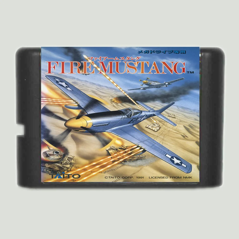 

Mustang 16 bit MD Game Card For 16 bit Sega MegaDrive Genesis game console
