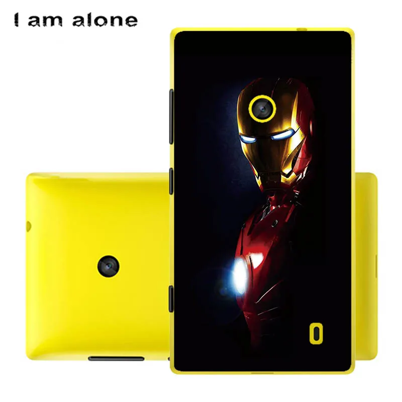 Чехлы для телефонов I am alone для microsoft Nokia Lumia 520 4,0 дюйма, мягкий ТПУ мобильный Модный Цветной чехол для Nokia 520