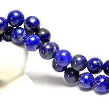 Nova aaa + redondo natural lapis lazuli contas de pedra para fazer jóias pulseira diy material pedra 4/6/8/10/12mm strand 15.5''
