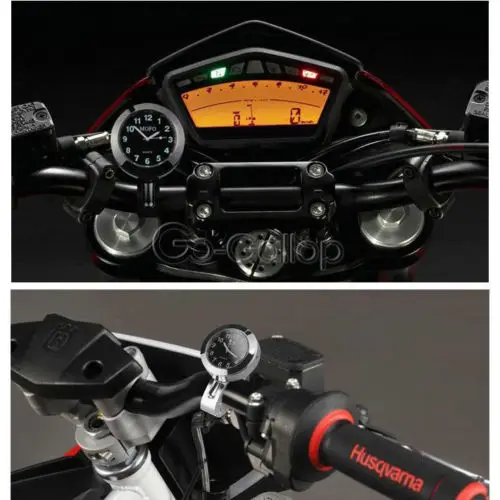 Новинка мотоциклетные часы 7/8 1 дюймов для Triumph Speedmaster Daytona Bonneville/Honda Shadow ACE VT 750 1100 VLX