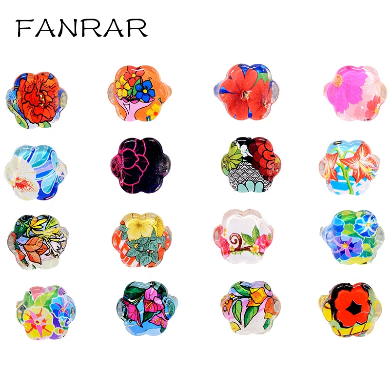 FANRAR оптовая продажа ювелирных изделий 20 шт дети Ассорти завод цветок много Роза