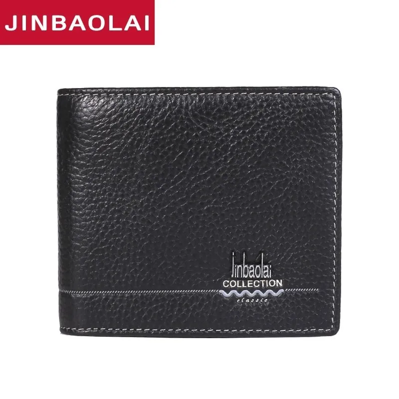 

Favourite Wallet Men 100% Leather Short Wallet Vintage Cow Leather Casual Men Wallet Purse Standard Holders Designer Wallets