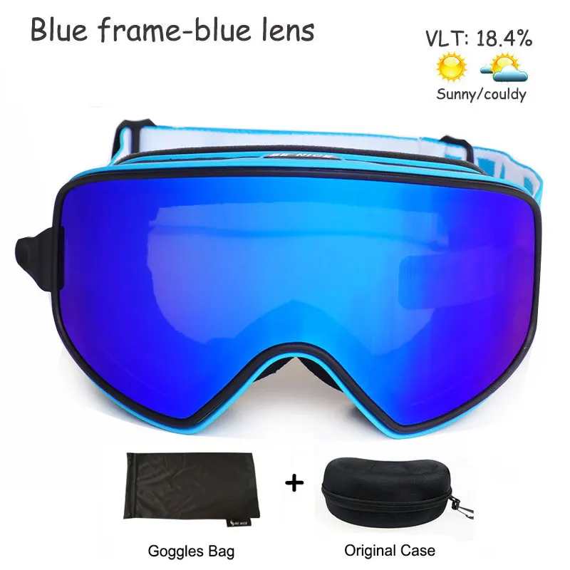 Accessoire Sport Hiver LUYANFX - 2 Housses Microfibre Pour Lunettes De Ski/Snowboard | Protection Anti-rayures étui Ski Voyage