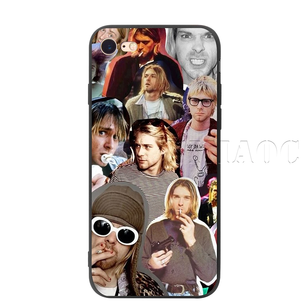 Силиконовый мягкий чехол YIMAOC Nirvana Kurt Cobain для iPhone 11 Pro XS Max XR X 8 7 6 6S Plus 5 5S SE - Цвет: 6