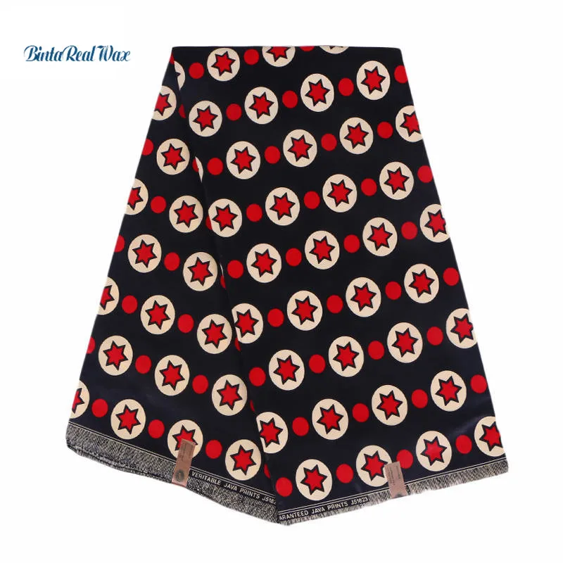 

Fashion Batick Bazin Riche African Fabric High Quality Breathable African Wax Prints Fabric binta real Wax Hollandais 24FS1095