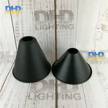 Free shipping 2 styles black finished iron lampshade hot-selling vintage DIY lighting shade industrial retro light shade
