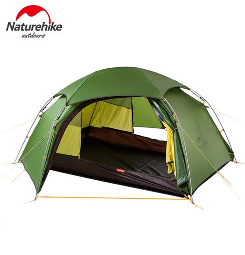 

Naturehike Tent 2 Person 20D Silicone Fabric Double Layers With Waterproof Tent Roof Rainproof Camping Tent Ultralight