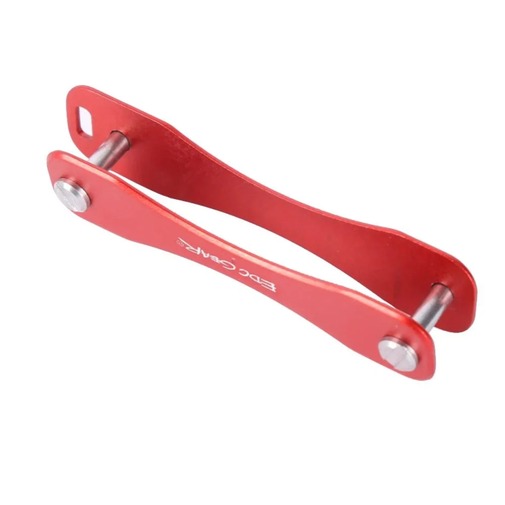 

EDC Aluminum Hard Oxide Key Holder Clip Keys Multi Function Organizer Folder Keychain