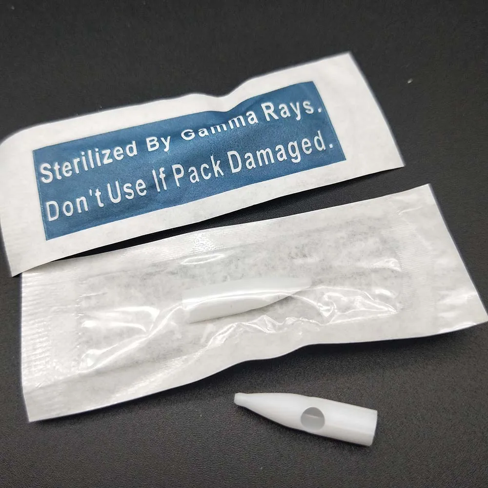 white 50 шт. 3R NeedleTips прозрачный/черный/белый 3RL колпачки для игл для перманентного макияжа Dragon/мозаика/тату-машина "Мерлин" машина - Номер модели: white