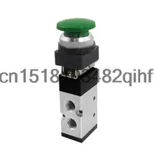 MV522PB 12 мм нить Вход 2/5 путь зеленый гриб Кнопка воздуха механический клапан