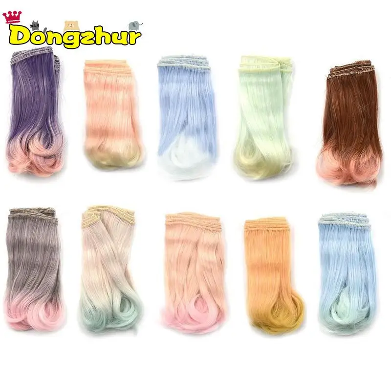 

Dongzhur DIY Modified Gradient Buckle Hair For 1/3 1/4 1/6 BJD SD Dolls Other Similar-sized Ball Joint Dolls Hair Dolls Wig New