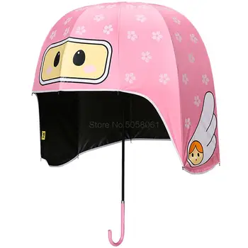 

Ms Net Antivir Creative Helmets Umbrella Adult Covered The Sun Umbrella Of Cute Cartoon Children Hat Umbrella