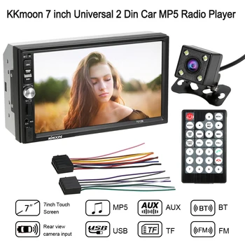 

KKmoon 7'' Universal 2 Din HD BT Car MP5 Radio Player Multimedia Entertainment USB/TF FM Aux Input