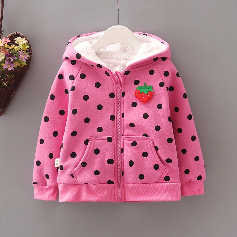 

BibiCola 2018 baby girls autumn hoodies boy girl cotton kids sweatshirt kids warm thick outfits tops children's winter coat