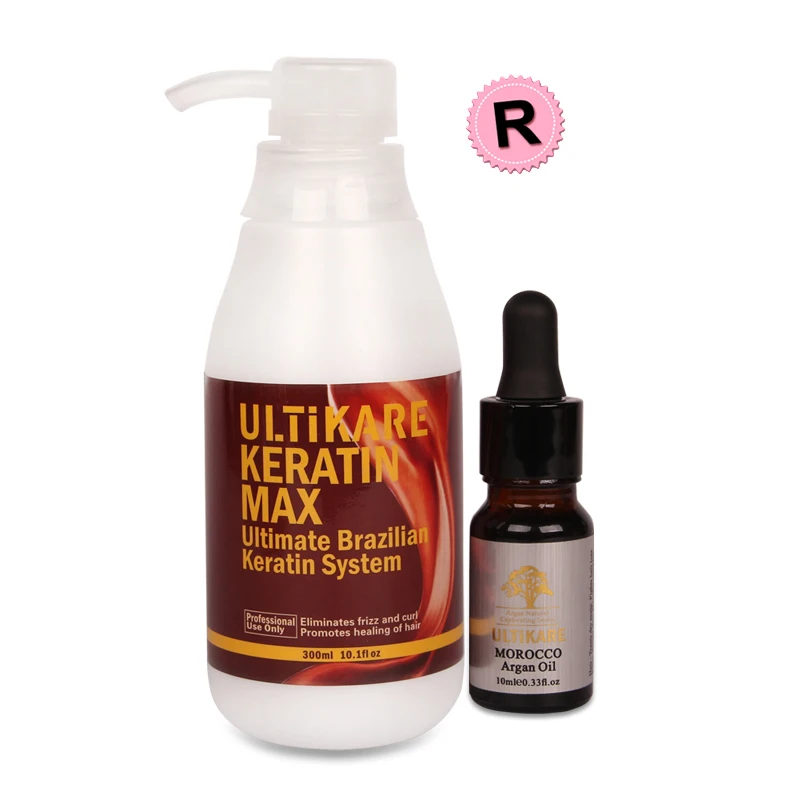 Hair Protein Treatment Keratin Moisturizing Repair For Hair With Free 10ml Argan Oil  Smoothy Frizzy Hair 300ml