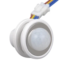 Инфракрасный датчик человеческого тела 220 В встроенный зонд умный дом Регулируемая задержка автоматический светильник для коридора светодиодный светильник