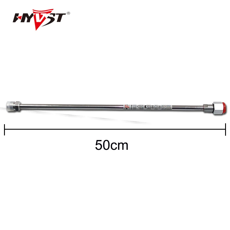 

Extension Pole, Length 60cm/23.62In Anodized Aluminum For Use With All Standard Airless Spray Gun Tips Easy to clean (2peice)