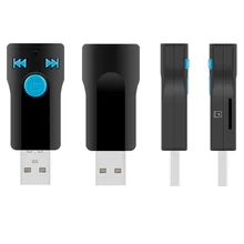 Беспроводной Bluetooth приемник 3,5 мм вспомогательный приемник аудио стерео музыкальный приемник Bluetooth аудио адаптер автомобильный вспомогательный приемник TF карта