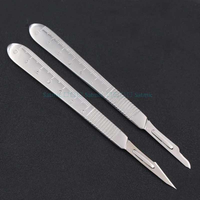 Lot de 100 Lames de Scalpel 10# 11# 12# 15# 20# 21# Acier Inoxydable
