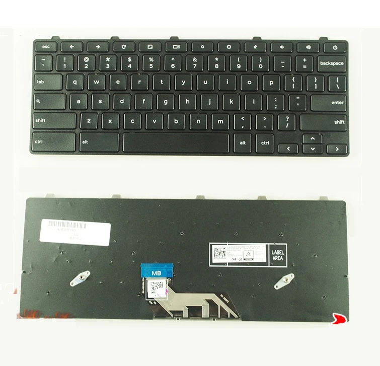 Ssea Wholesale New Us Keyboard For Dell Chromebook 11 3180 31 Education 2 In 1 Laptop Keyboard Replacement Keyboards Aliexpress