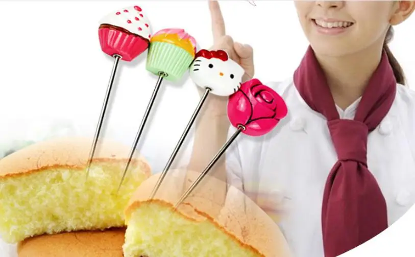 

1PC Cake Tester Biscuit Needles Baking Tools Stainless Steel Biscuit Icing Sugar Needle Baking Pastry Confectionery Tool OK 1059