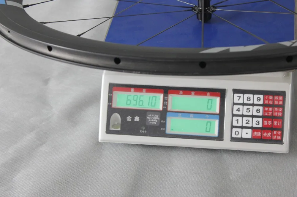 Sale ICAN 50mm 700C Carbon Wheelset Road Bike Clincher Rim Shimao or Sram 10/11 Speed 1510g (Classic Wheelset) 11