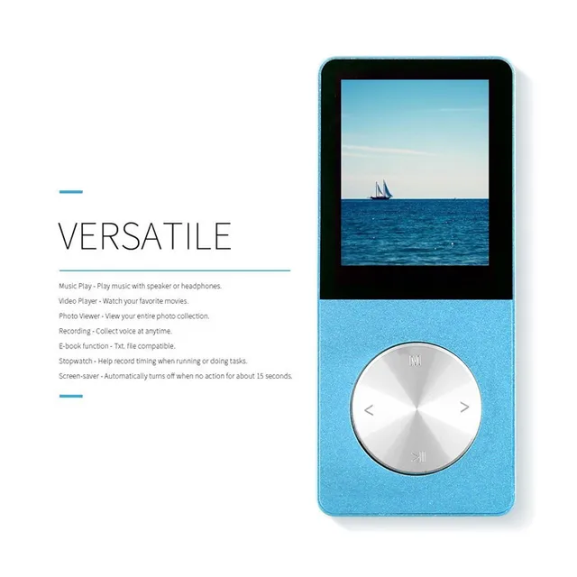 New mp4 80 Hours Music playing lossless hifi MP4 player 1.8″ TFT screen MP4 with E-book video photo FM radio voice recorder
