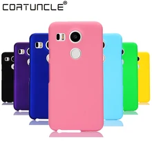 COATUNCLE чехол для телефона СПС Fundas LG Google Nexus 5X чехол для Coque LG Nexus 5X карамельный цвет твердый пластиковый PC чехол для телефона s